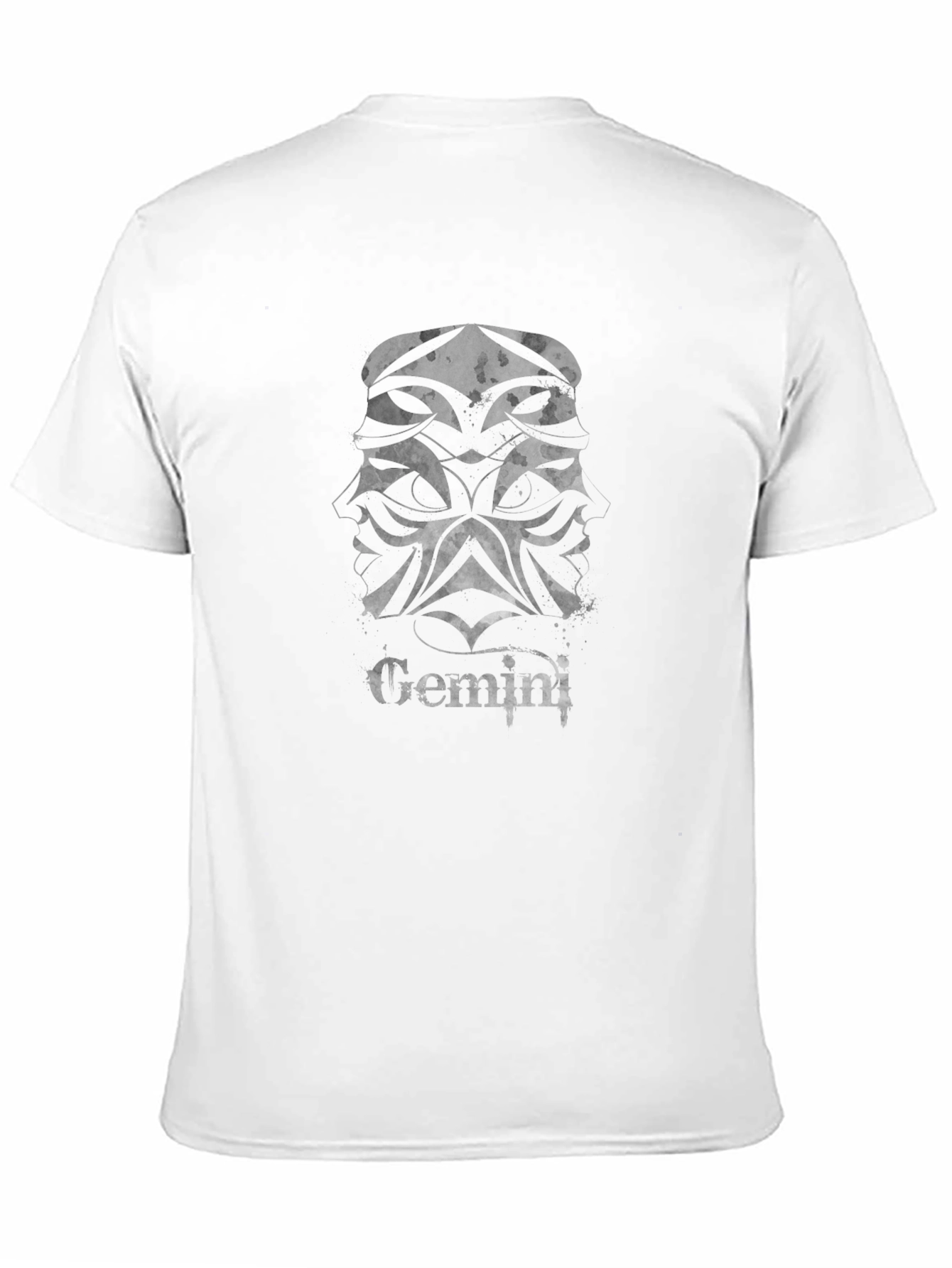 Gemini Zodiac Black Graphic Tee