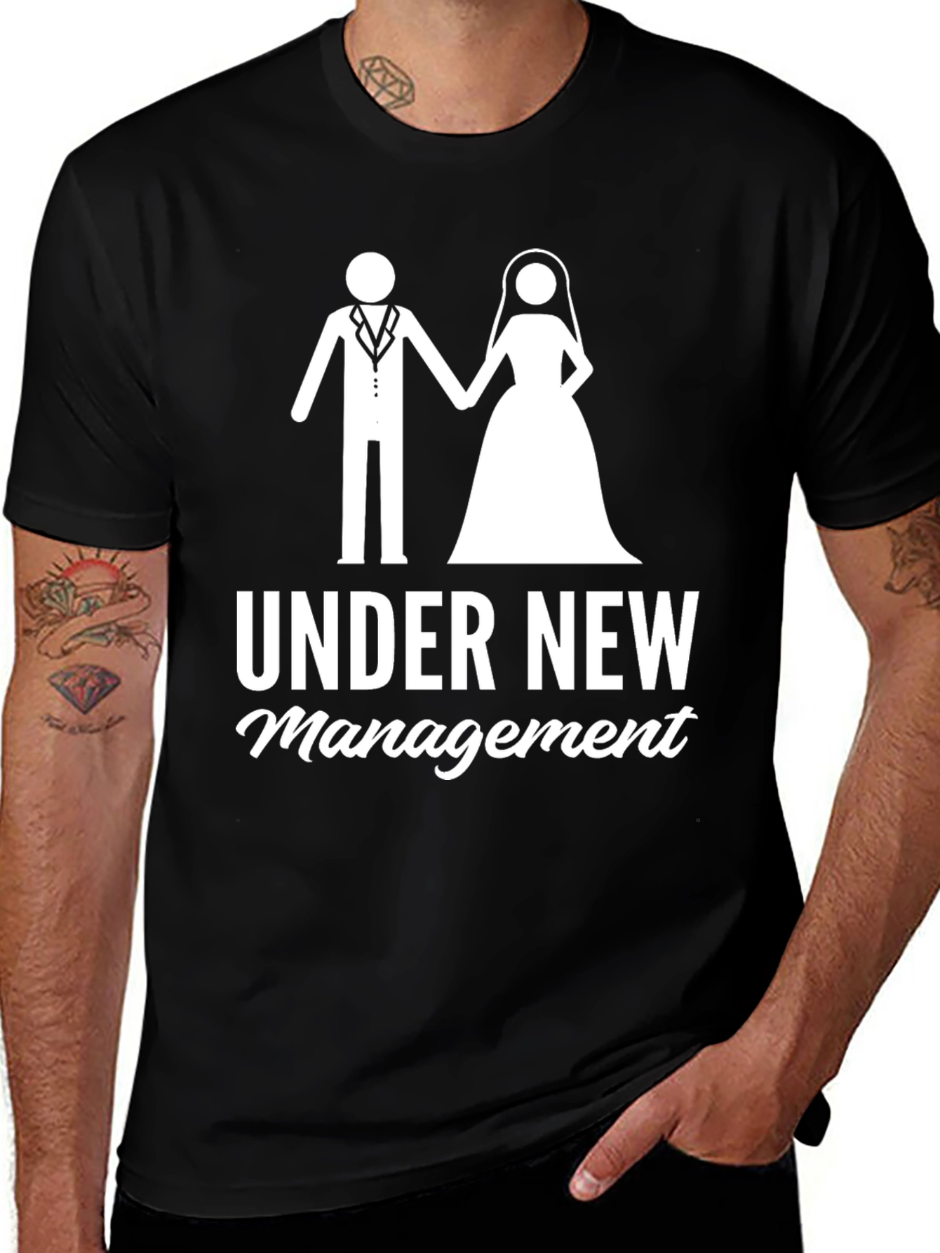 Under New Management Wedding Tee