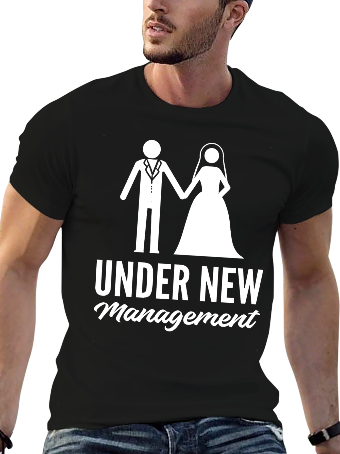 Under New Management Wedding Tee