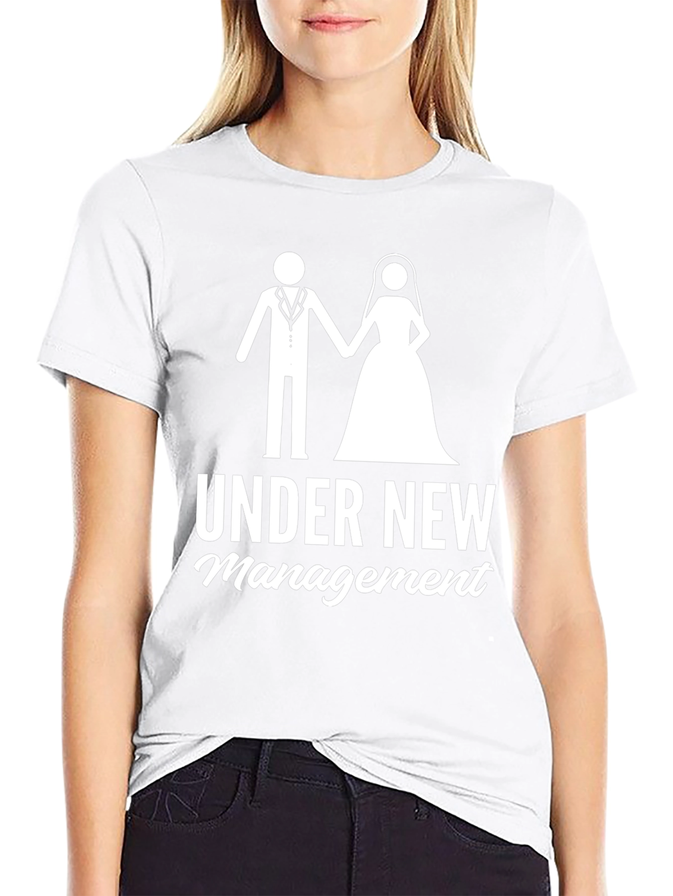 Under New Management Wedding Tee