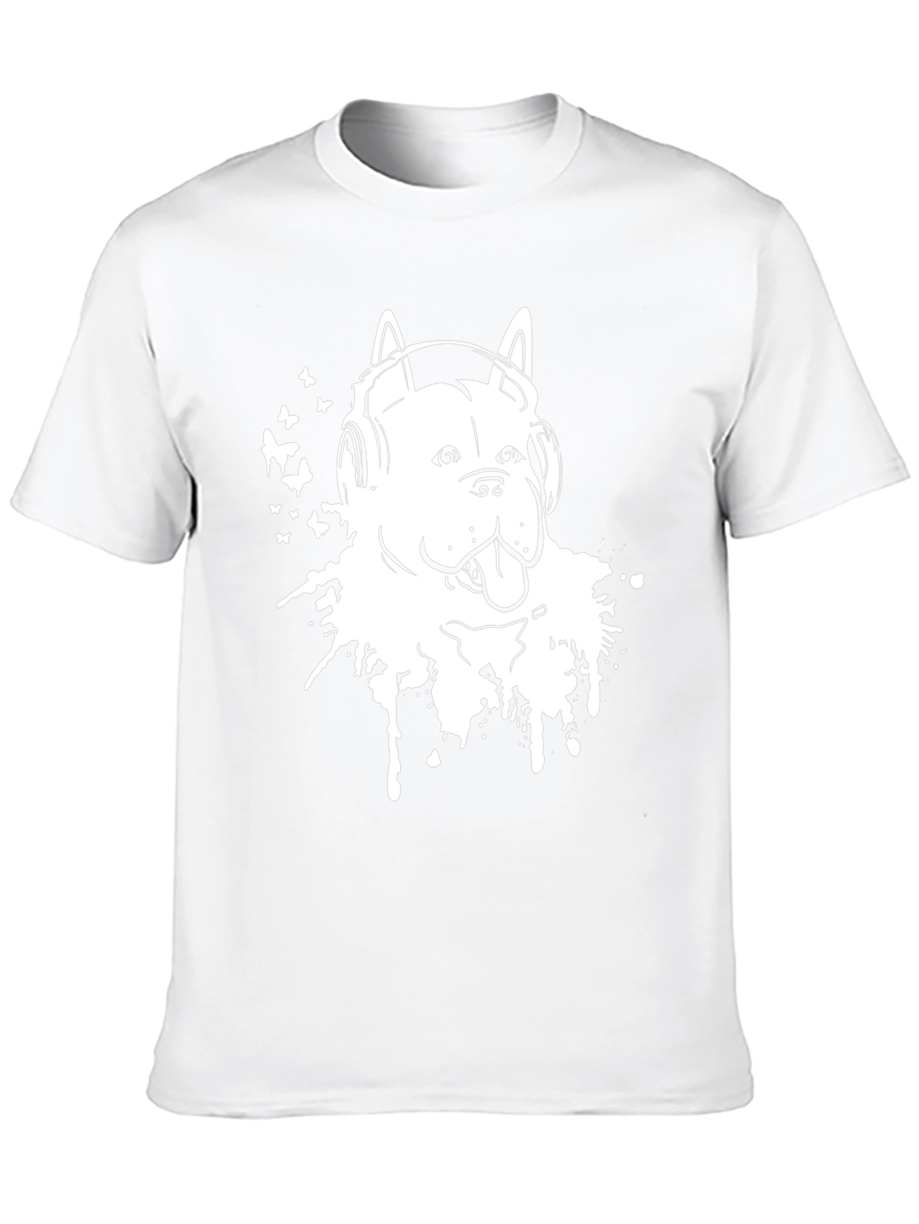 Dog DJ Graphic Tee - Black T-Shirt