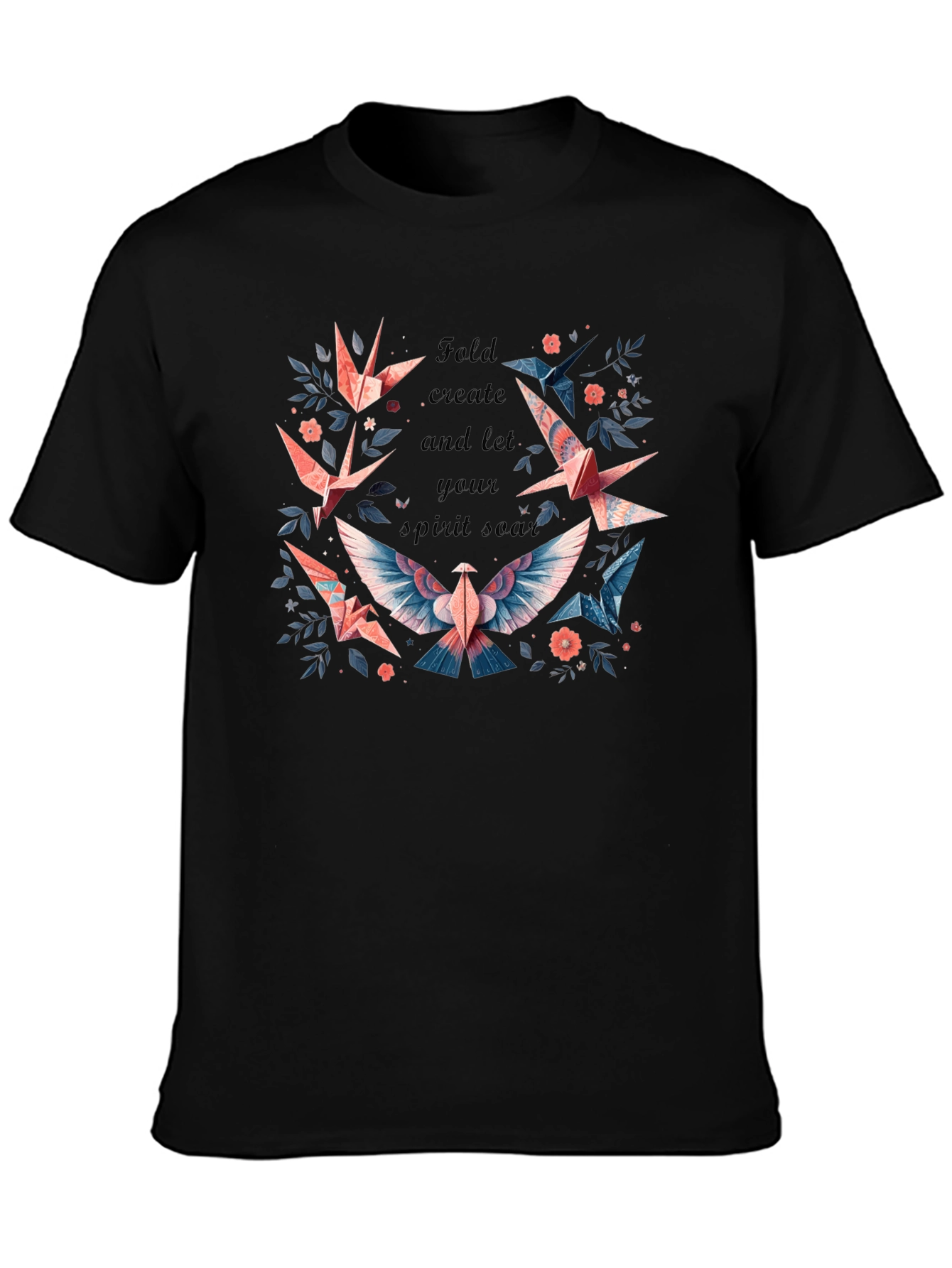 Origami Spirit Soar Tee - Fold Create Fly!