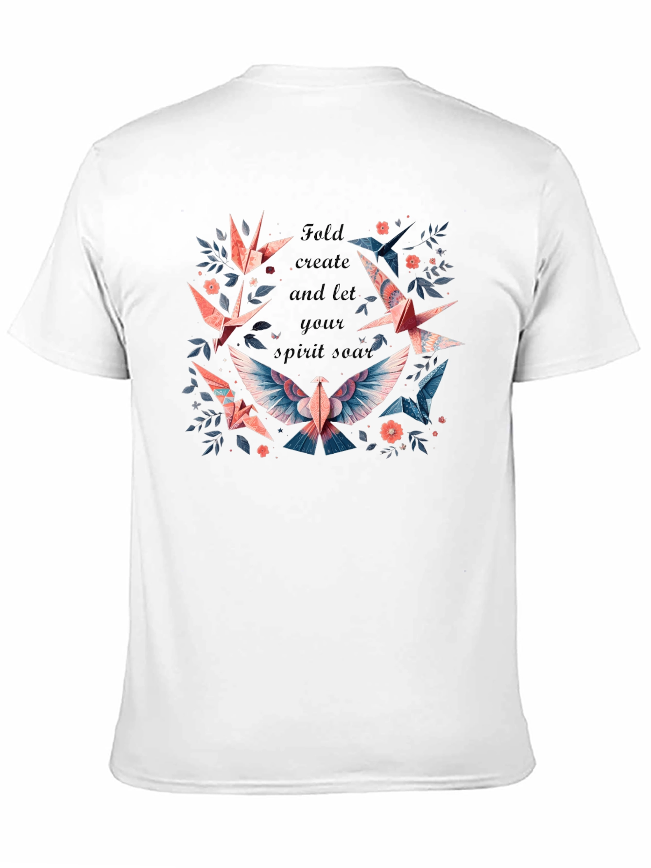 Origami Spirit Soar Tee - Fold Create Fly!