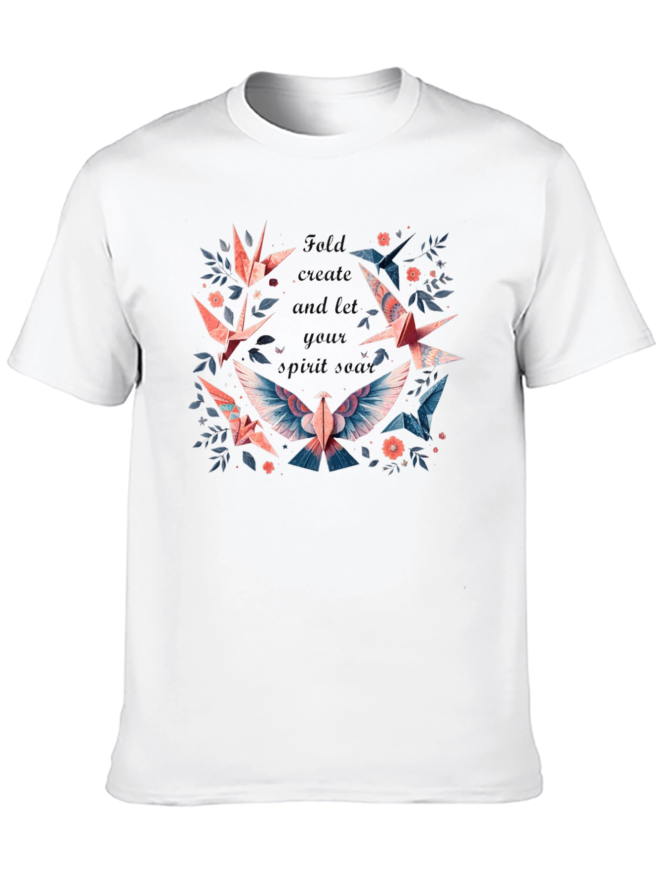 Origami Spirit Soar Tee - Fold Create Fly!