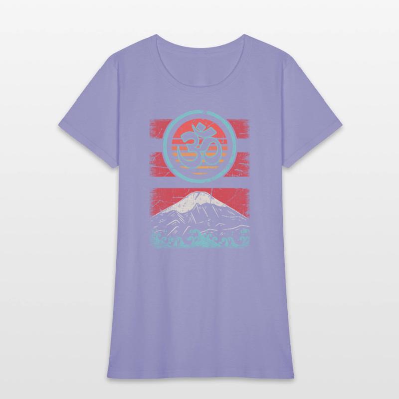Om Ohm Symbol 80S Style Meditation Yoga