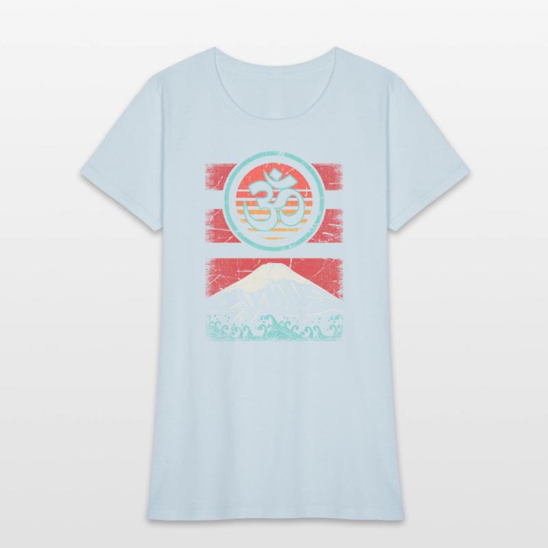 Om Ohm Symbol 80S Style Meditation Yoga