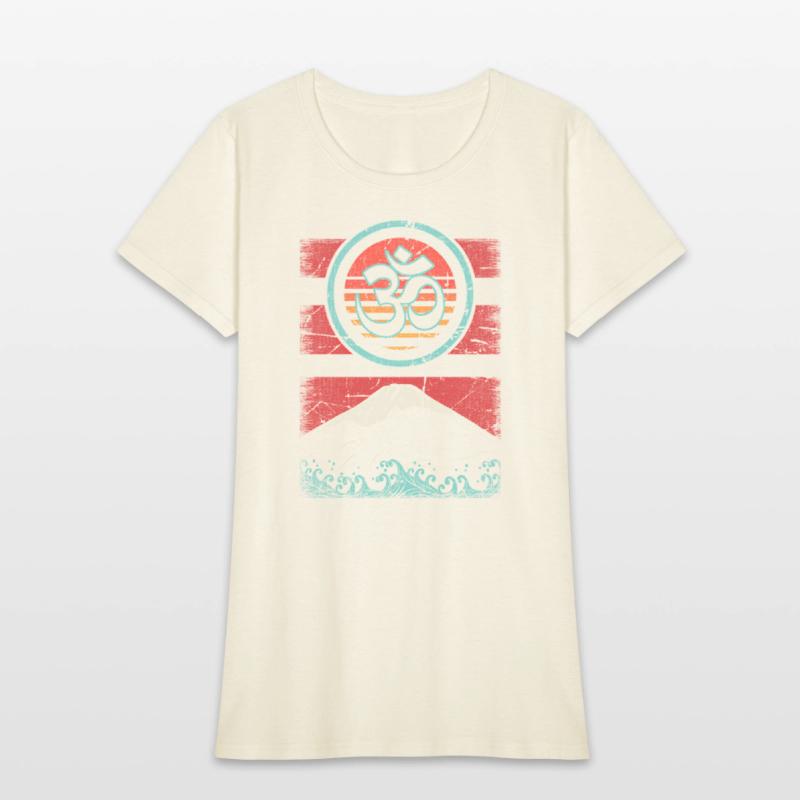 Om Ohm Symbol 80S Style Meditation Yoga