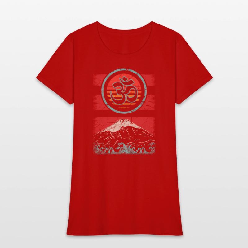 Om Ohm Symbol 80S Style Meditation Yoga