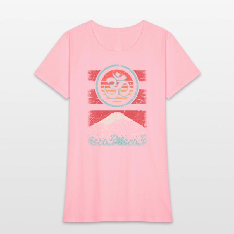 Om Ohm Symbol 80S Style Meditation Yoga