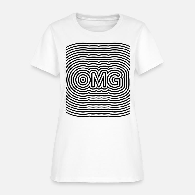 OMG optical illusion op art black lines