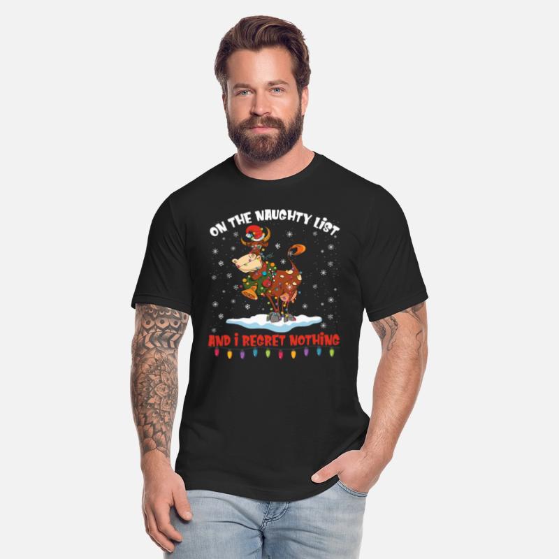 On The Naughty List And I Regret Nothing Funny Cow