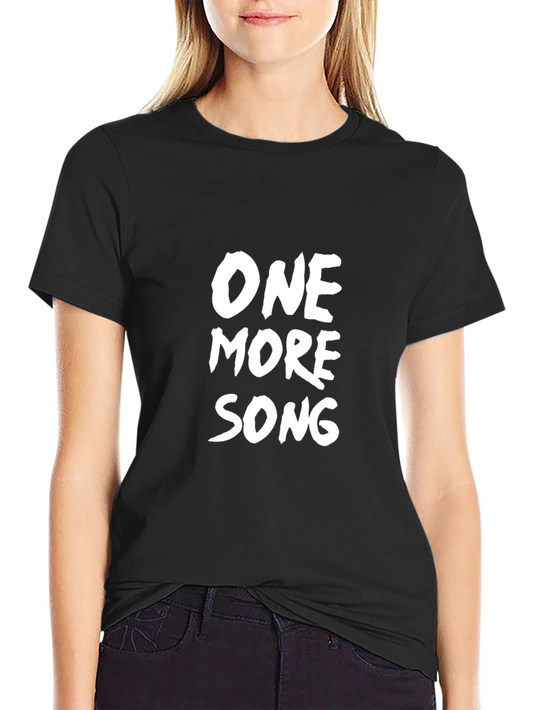 One More Song Black Graphic Tee