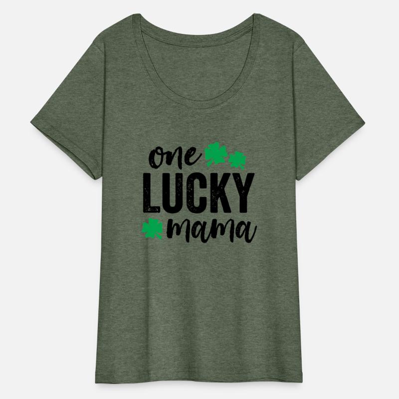 One Lucky Mama St Patricks Day Green Mom Light