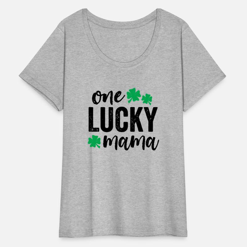 One Lucky Mama St Patricks Day Green Mom Light