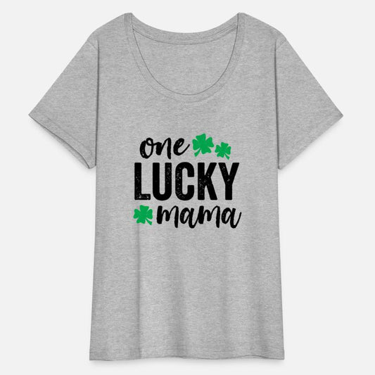 One Lucky Mama St Patricks Day Green Mom Light