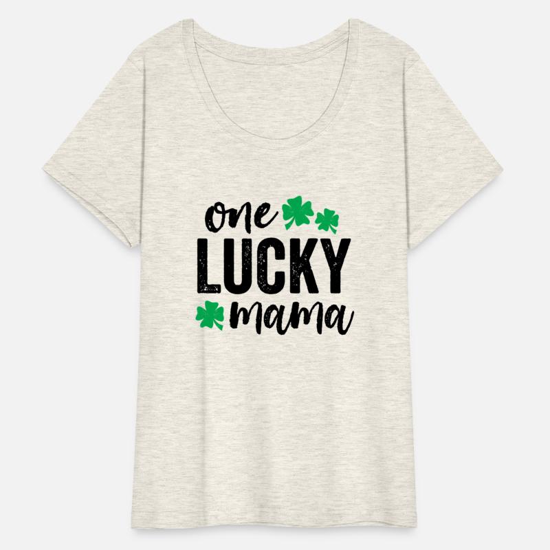 One Lucky Mama St Patricks Day Green Mom Light