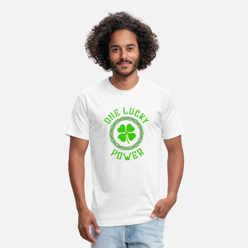 One Lucky Power Irish Family Four Leaf Clover