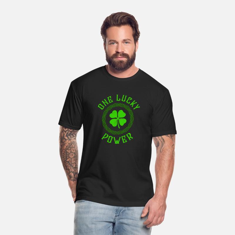 One Lucky Power Irish Family Four Leaf Clover
