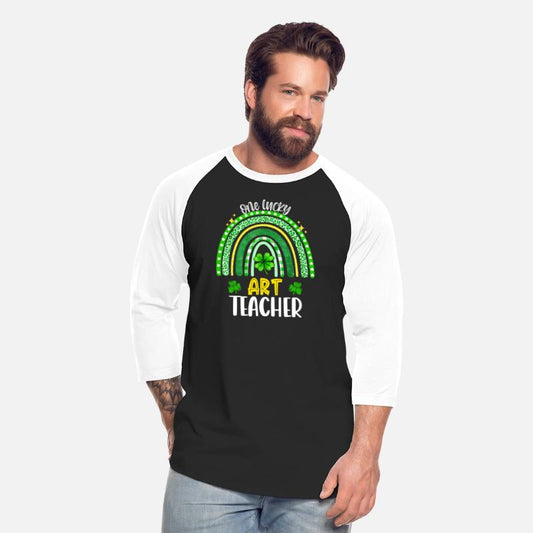 One Lucky Teacher Rainbow Shamrock St Patrick'S Da