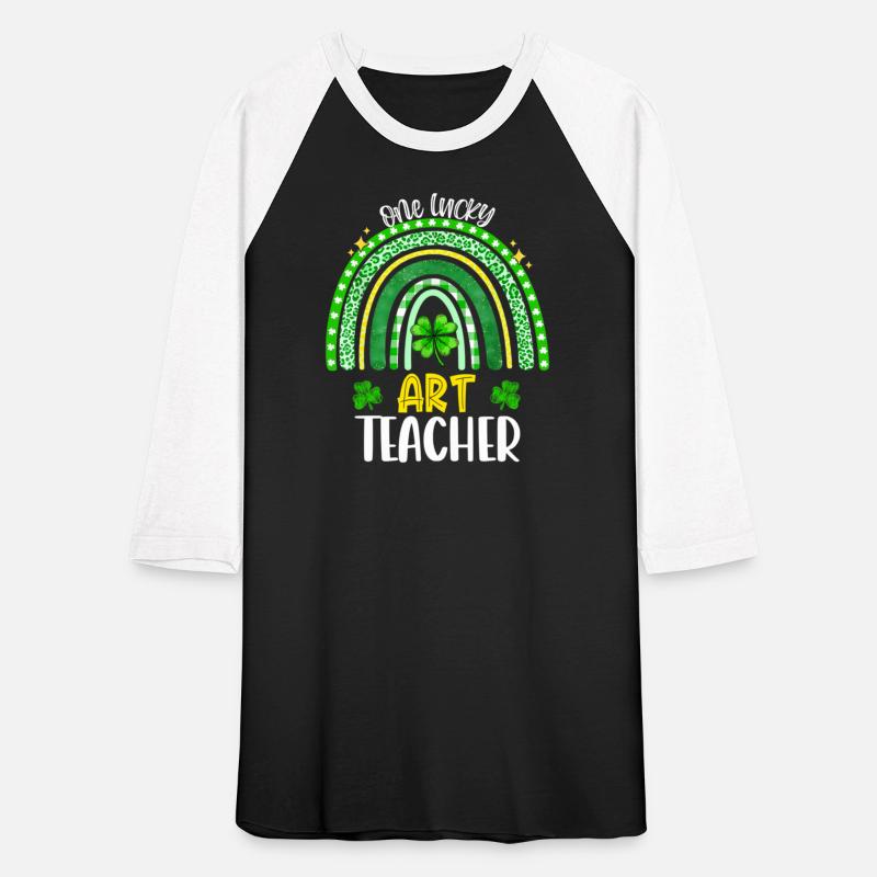 One Lucky Teacher Rainbow Shamrock St Patrick'S Da