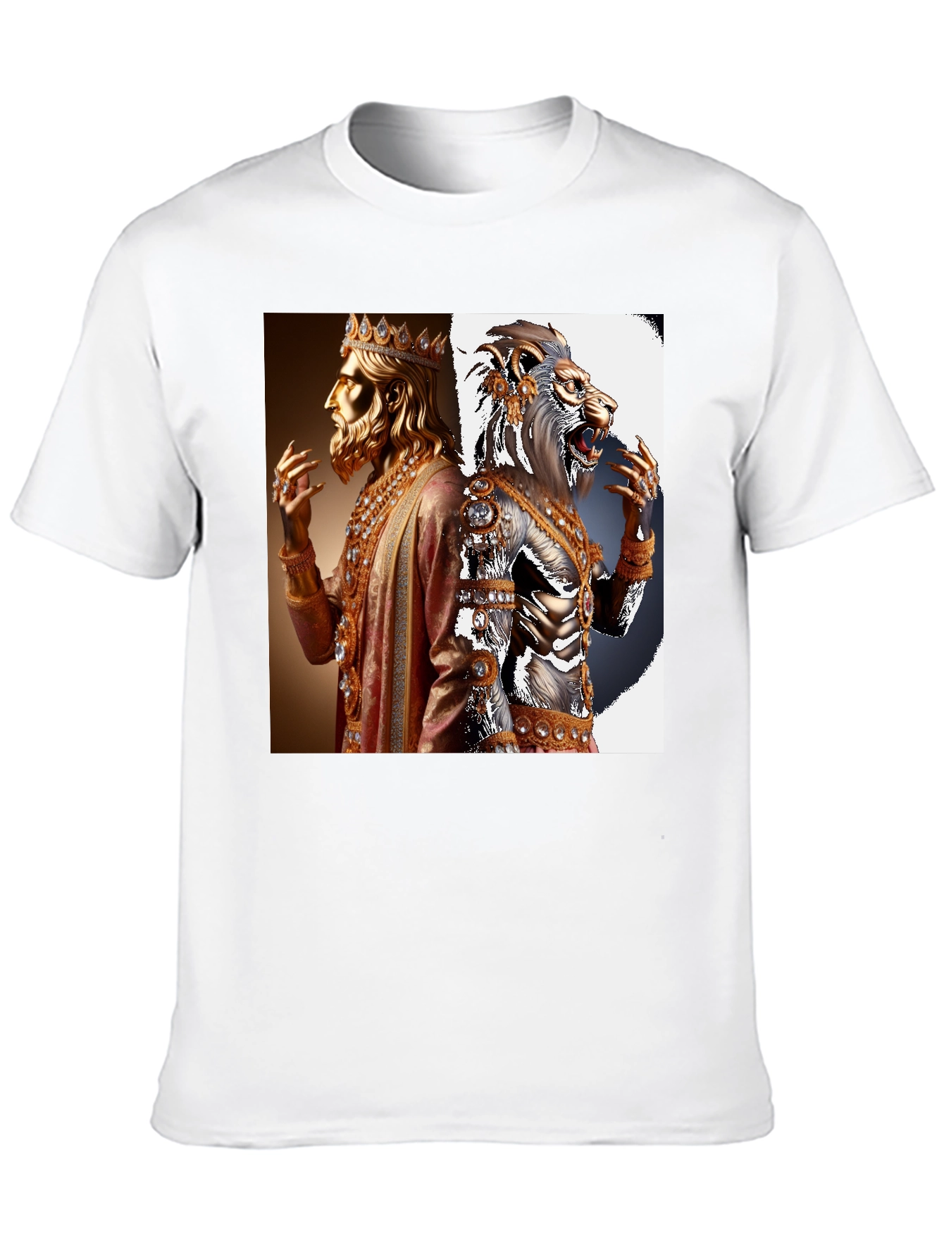 King and Lion Graphic Tee - Black
