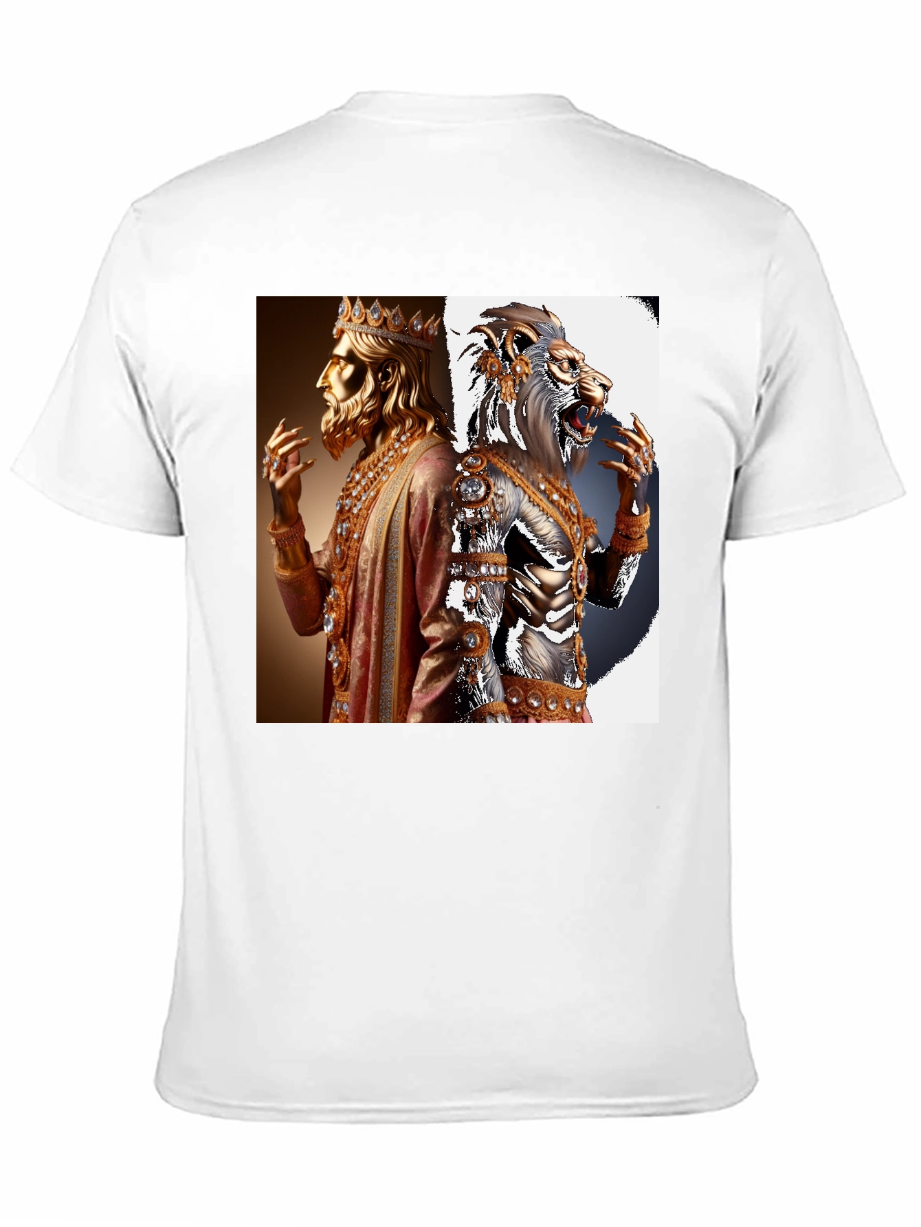 King and Lion Graphic Tee - Black