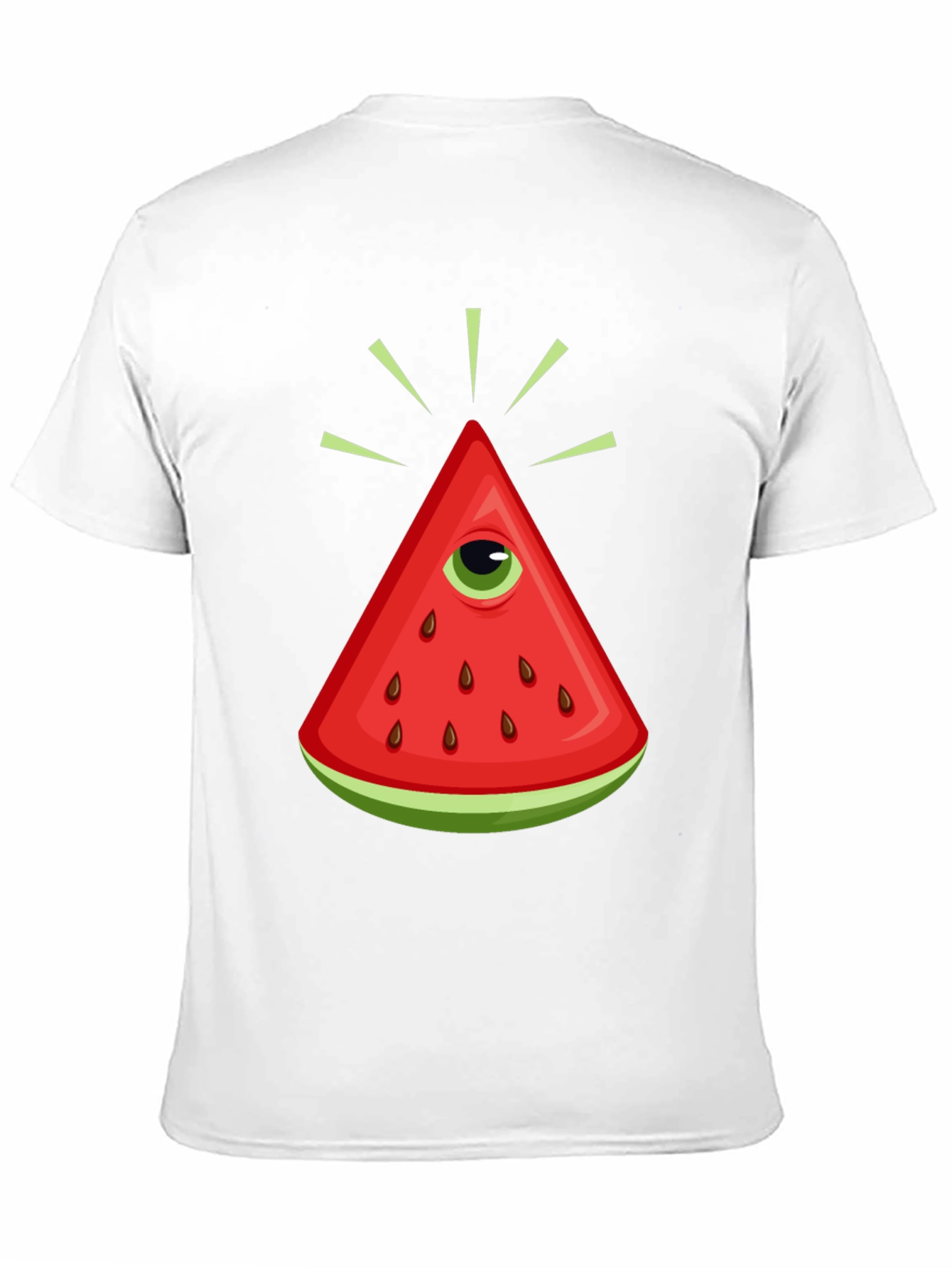 Watermelon Eye Graphic Tee - Unique Design