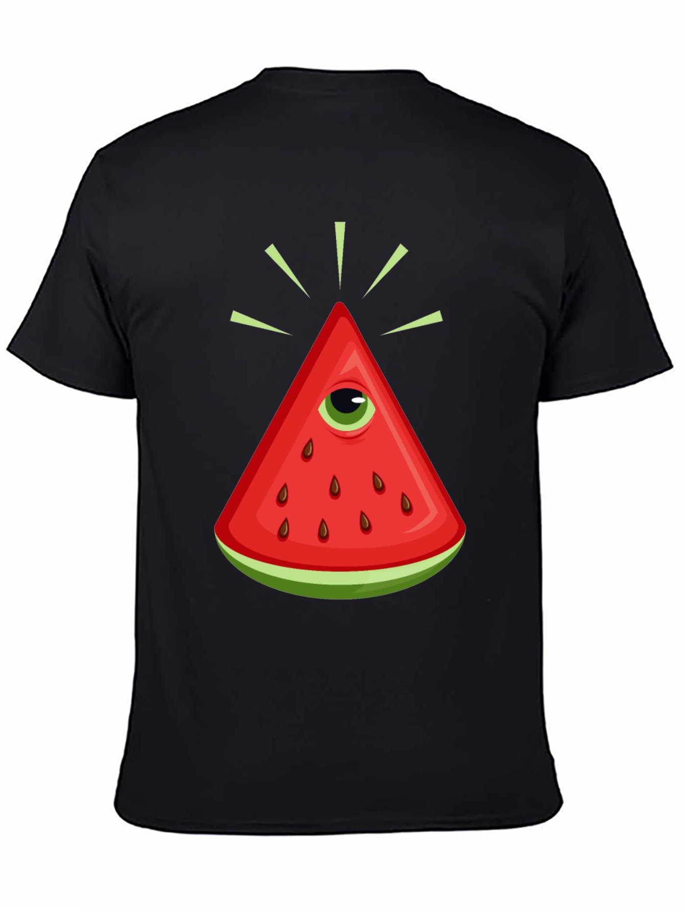 Watermelon Eye Graphic Tee - Unique Design