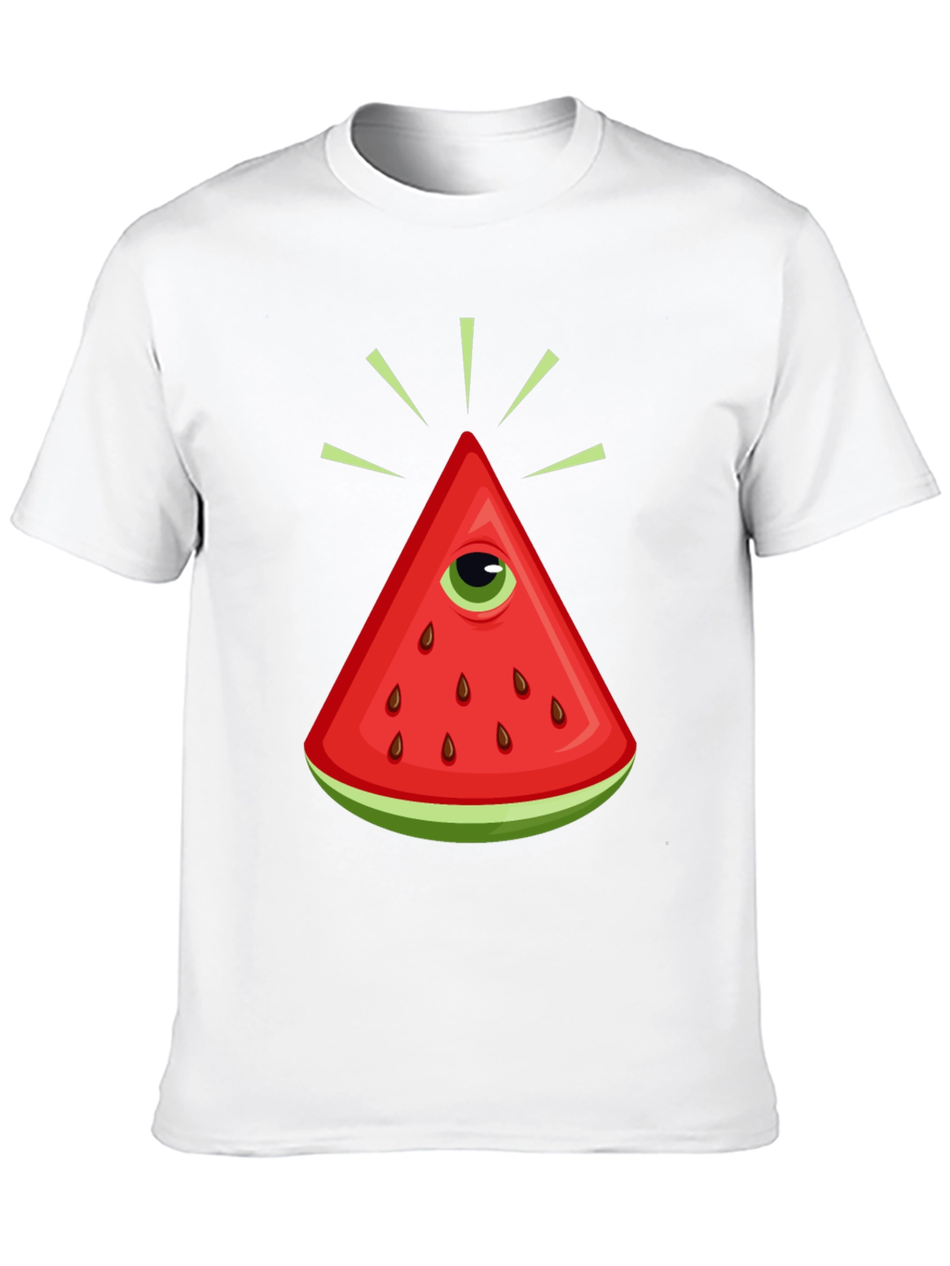 Watermelon Eye Graphic Tee - Unique Design