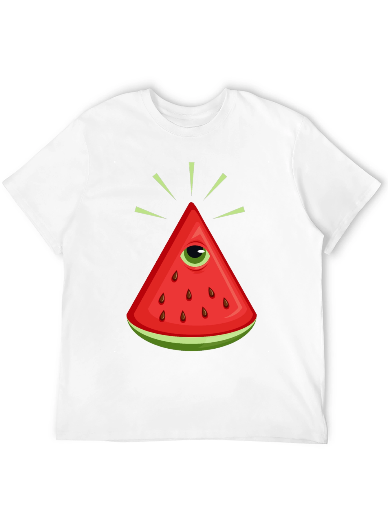 Watermelon Eye Graphic Tee - Unique Design