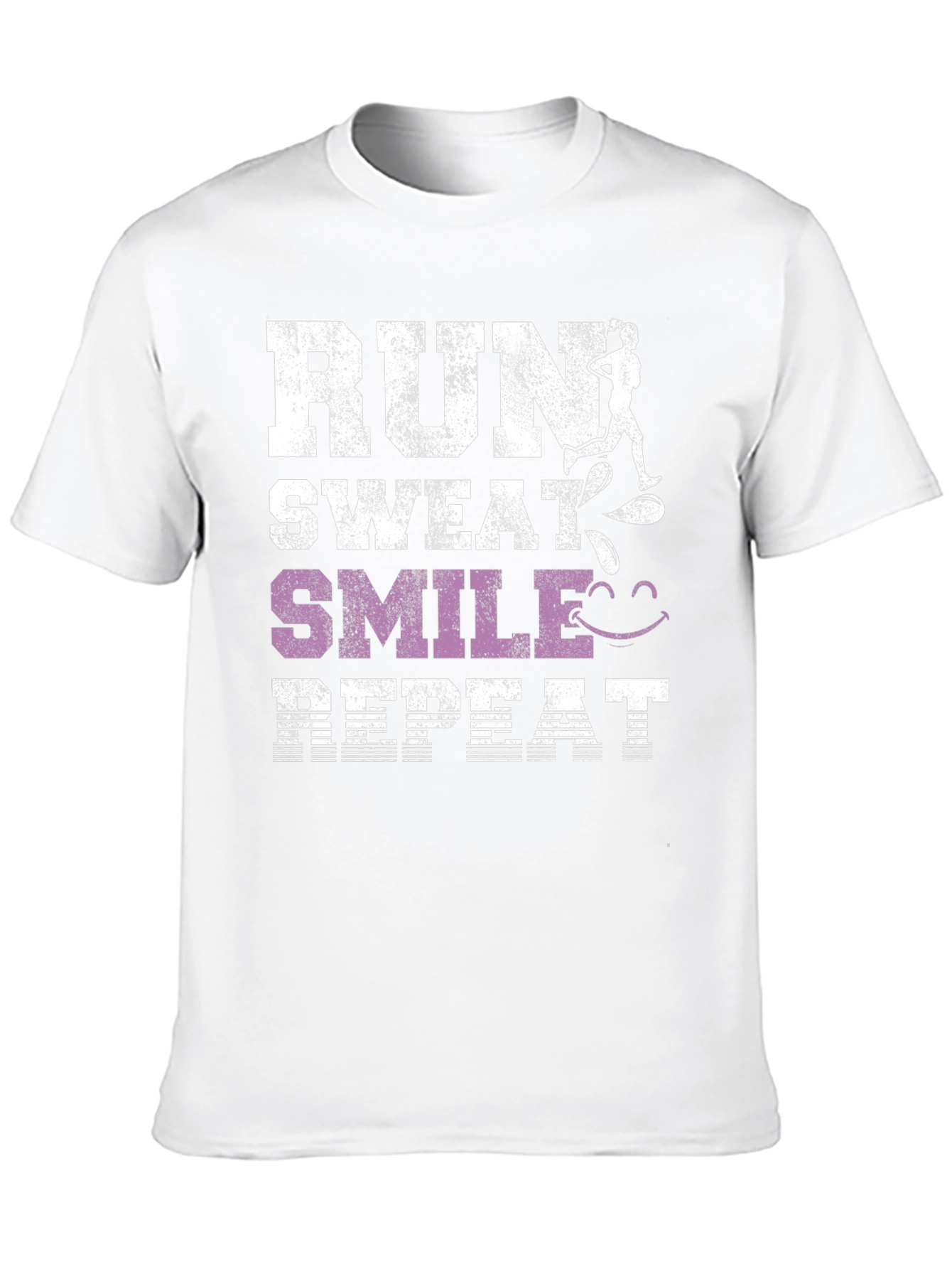 Run Sweat Smile Repeat Graphic Tee
