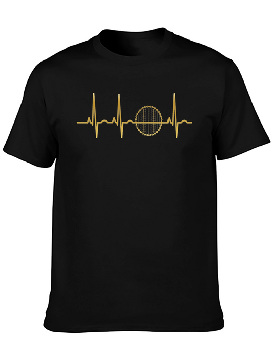 Cycling Heartbeat T-Shirt - Ride Your Passion!