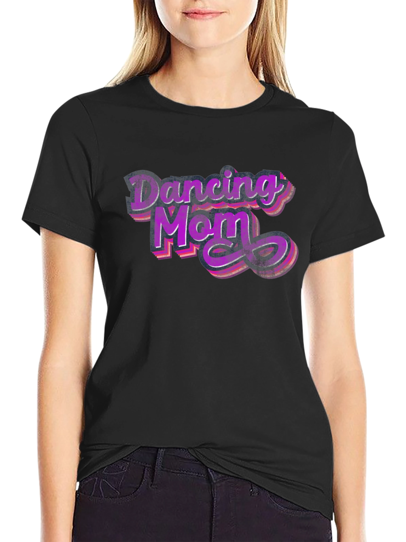 Dancing Mom Graphic Tee - Stylish Comfort