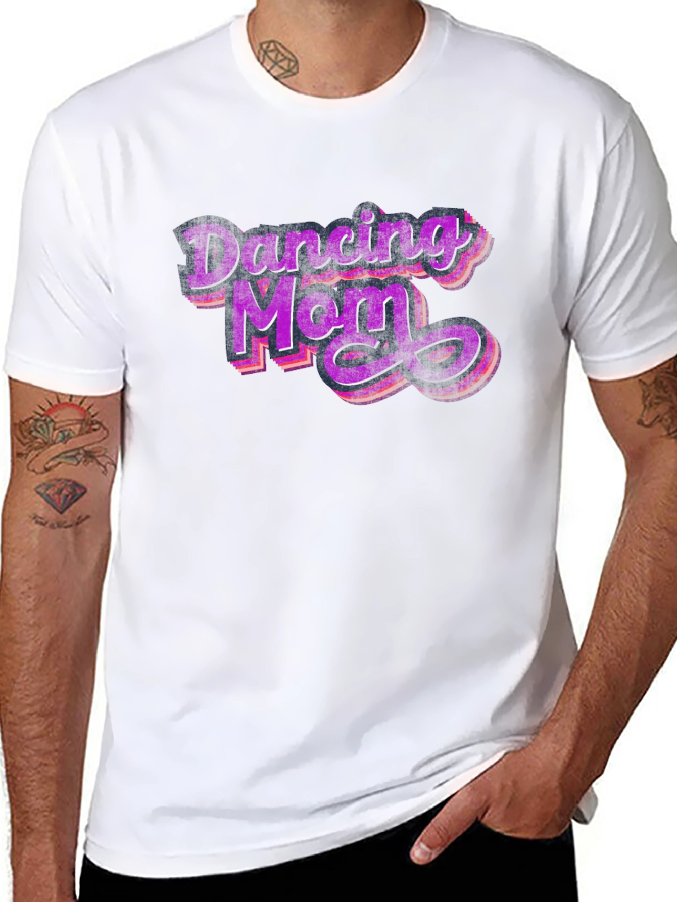Dancing Mom Graphic Tee - Stylish Comfort