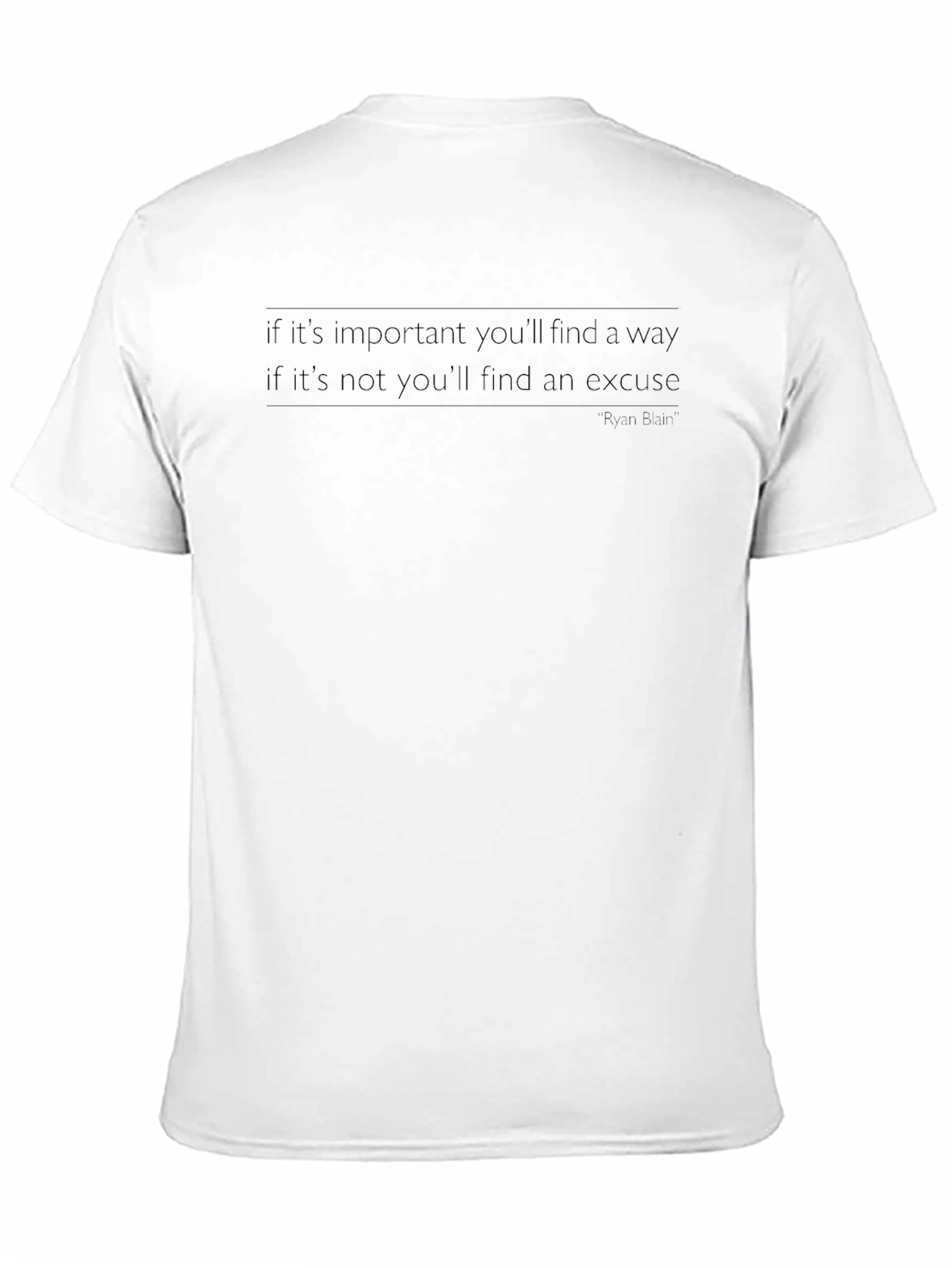 Inspirational Quote Graphic T-Shirt