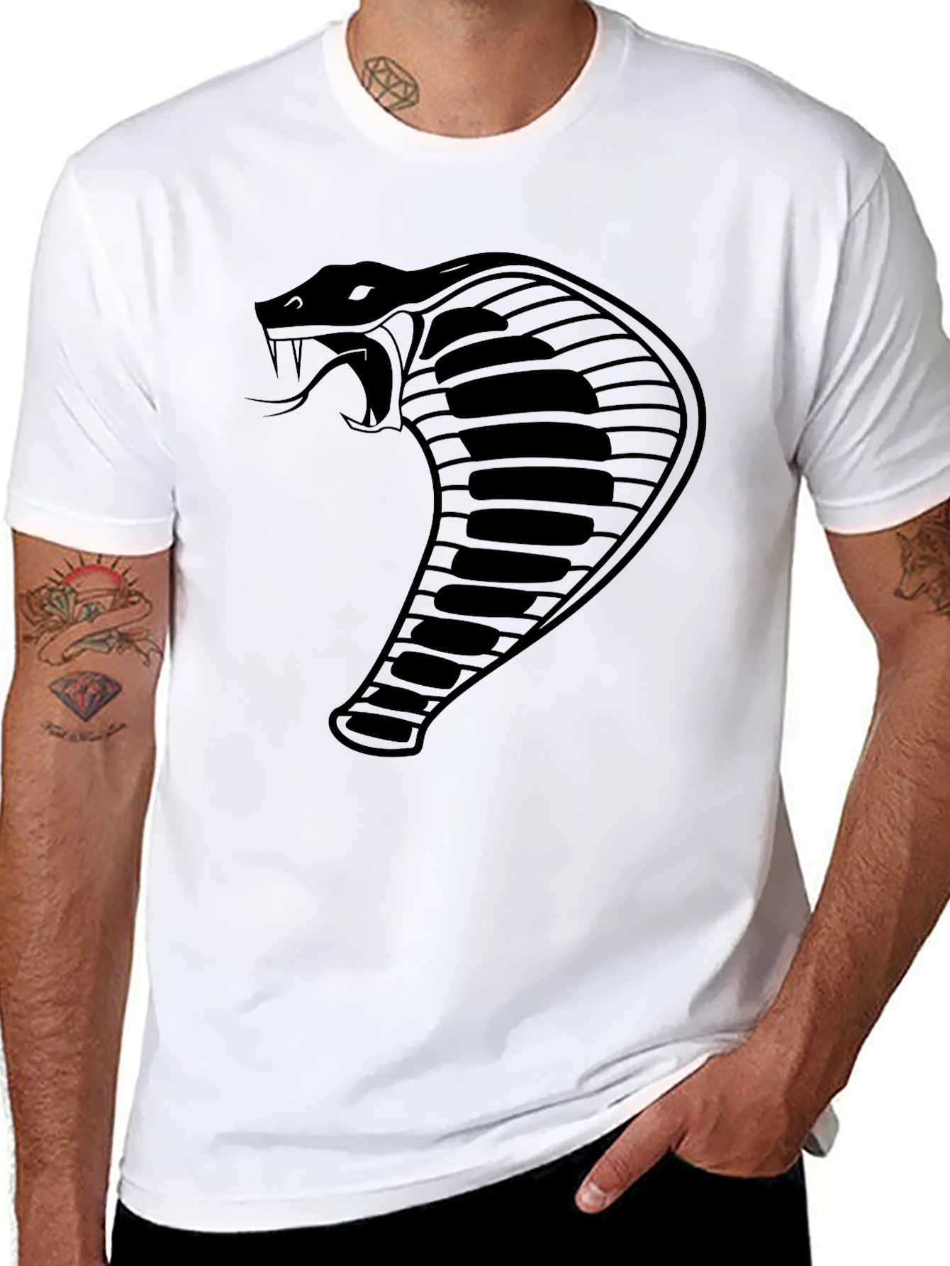 Cobra Graphic Tee - Mens Black T-Shirt