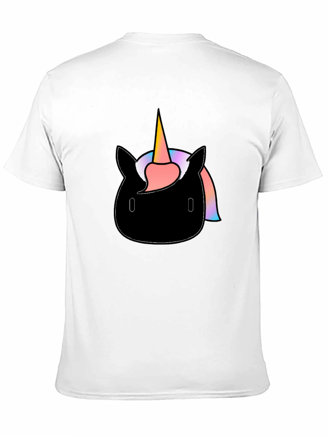 Unicorn Graphic Black T-Shirt