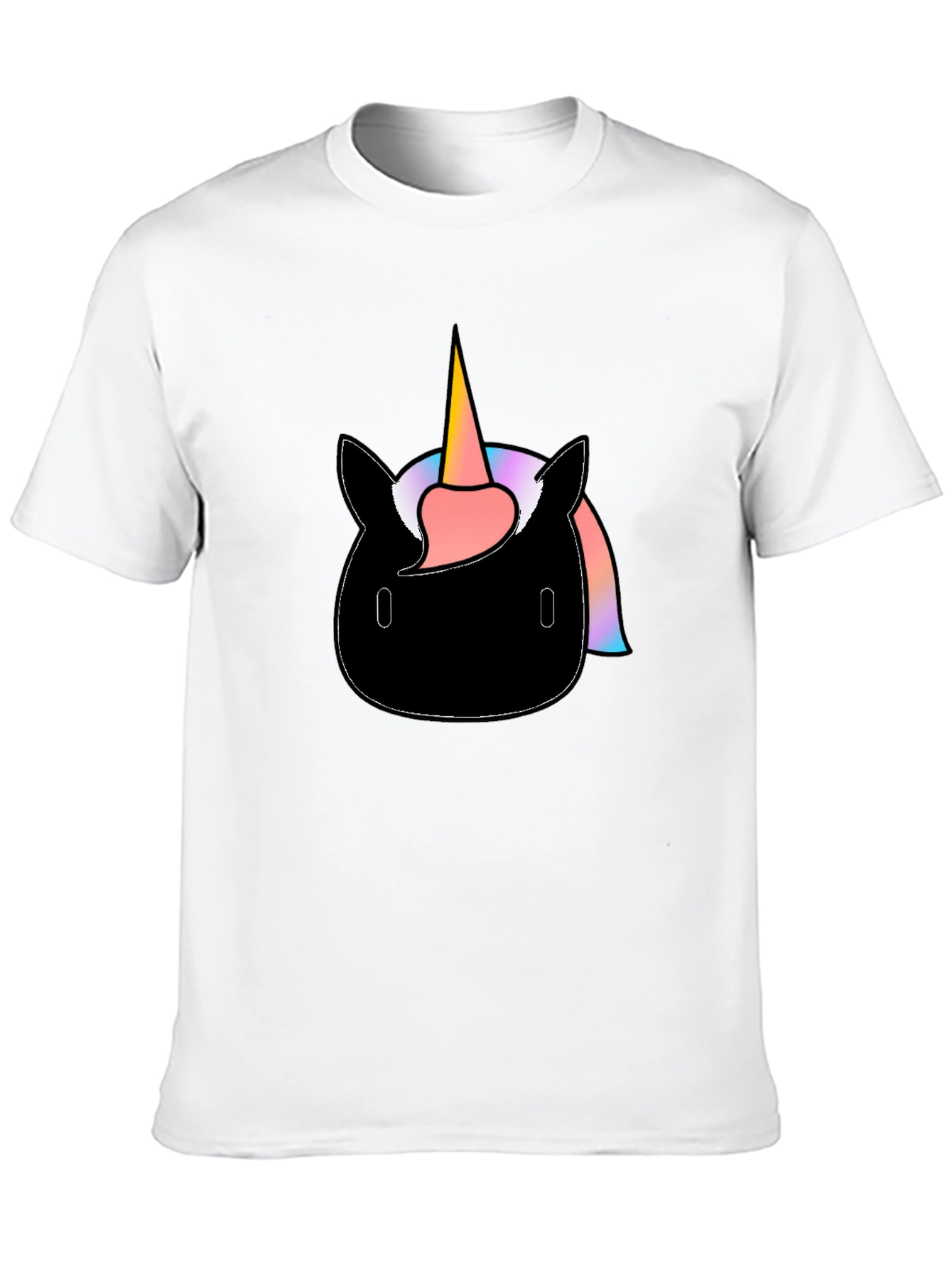 Unicorn Graphic Black T-Shirt