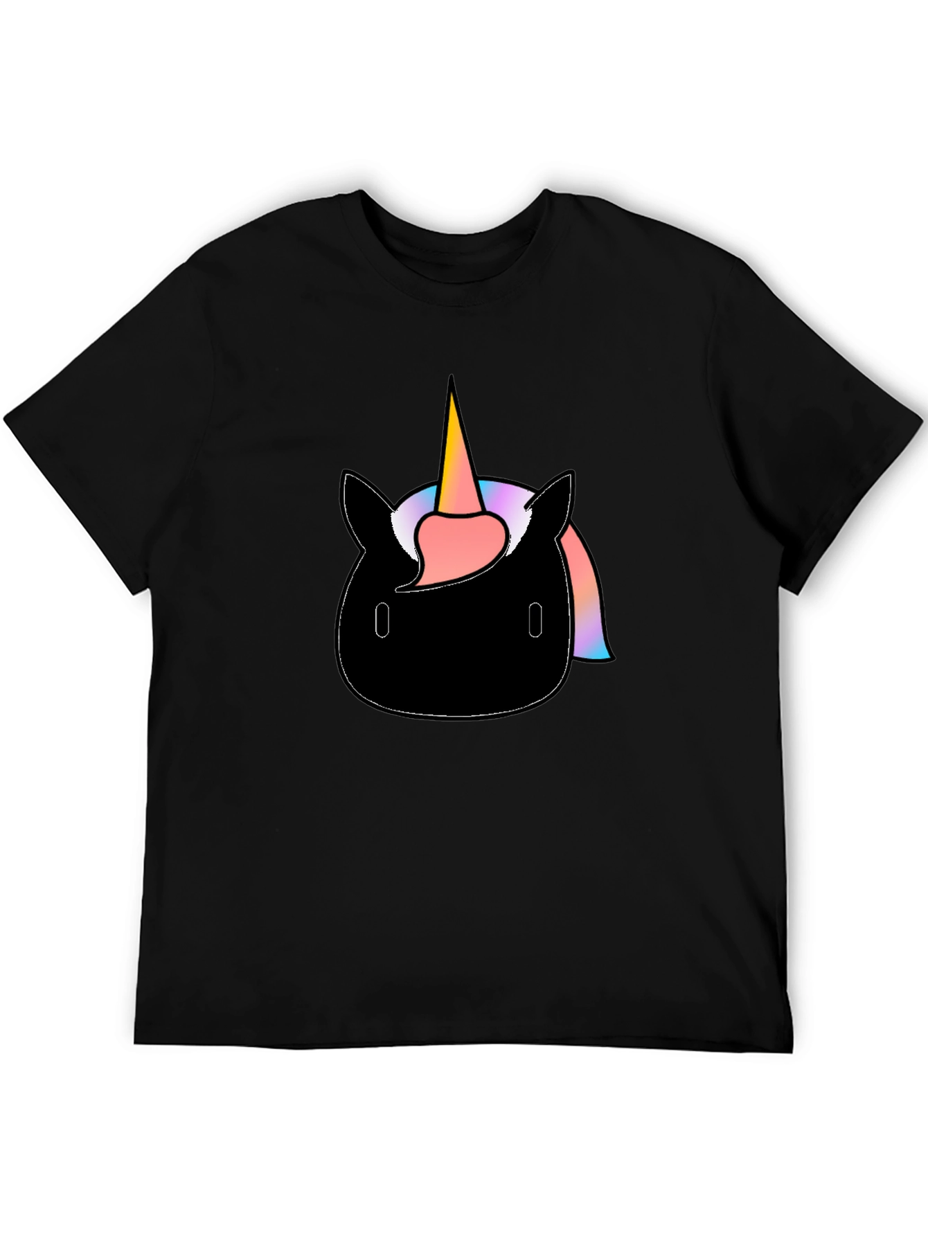 Unicorn Graphic Black T-Shirt