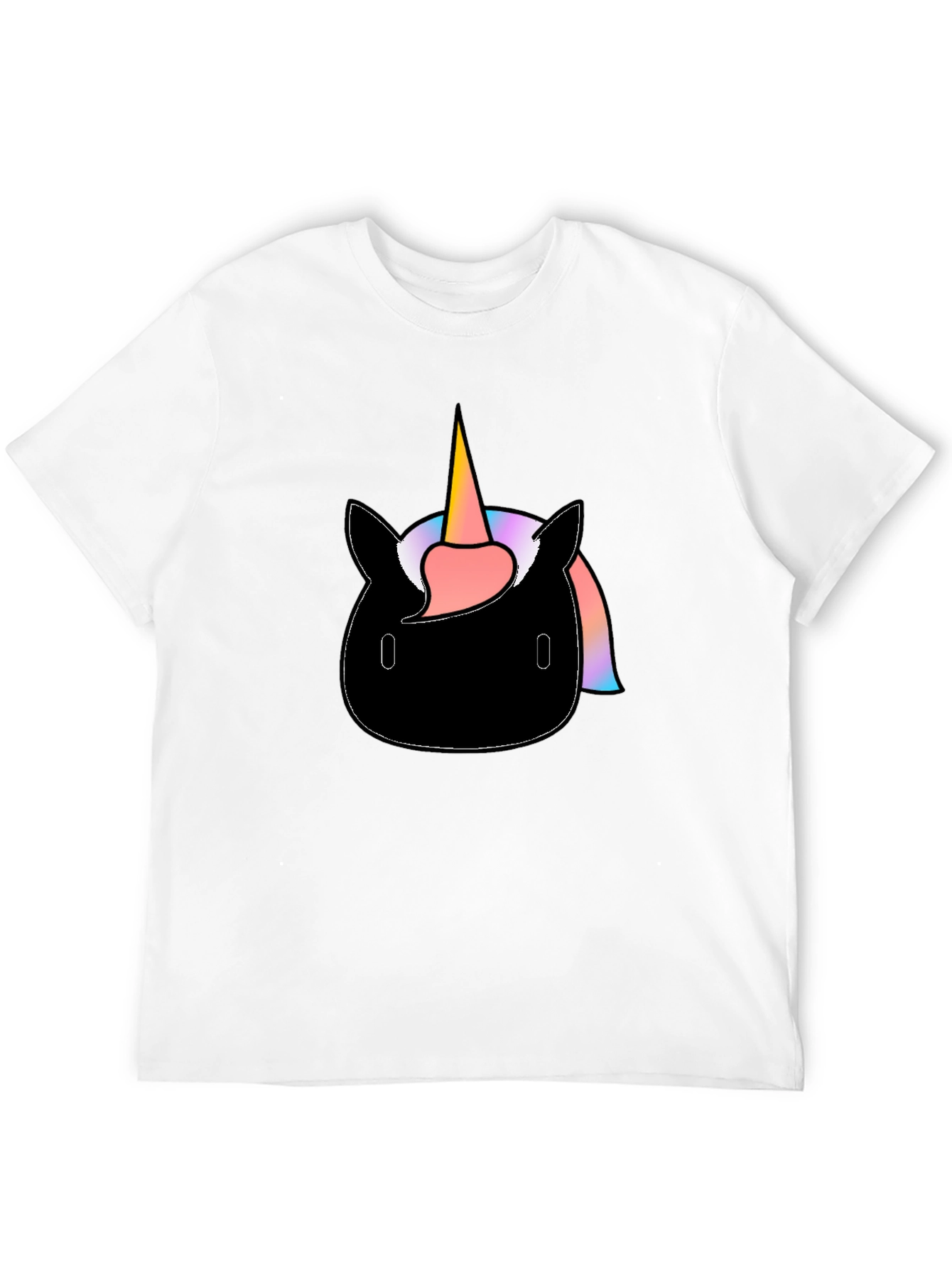 Unicorn Graphic Black T-Shirt