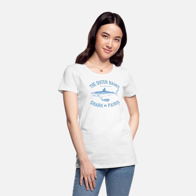 Outer Banks Shark Patrol OBX Vintage Light Blue