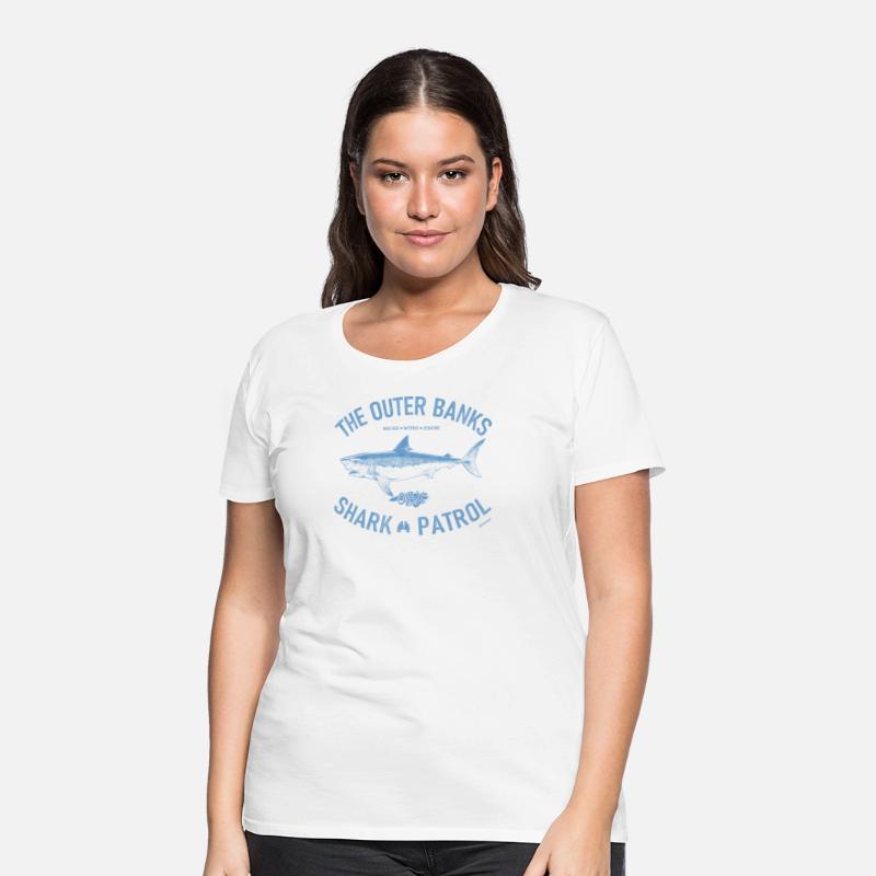 Outer Banks Shark Patrol OBX Vintage Light Blue