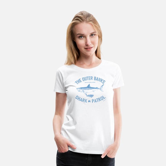 Outer Banks Shark Patrol OBX Vintage Light Blue
