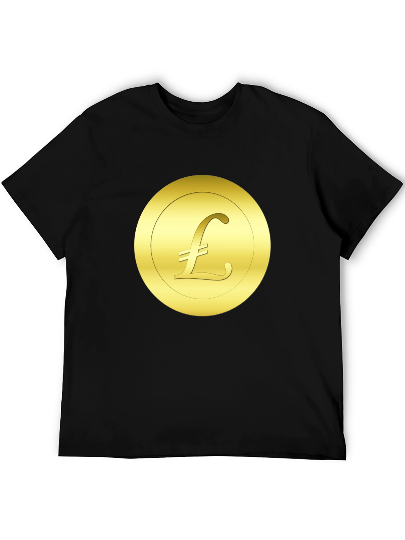 Gold Pound Symbol T-Shirt