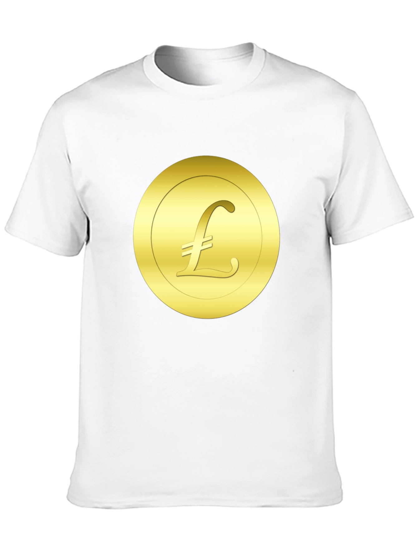 Gold Pound Symbol T-Shirt