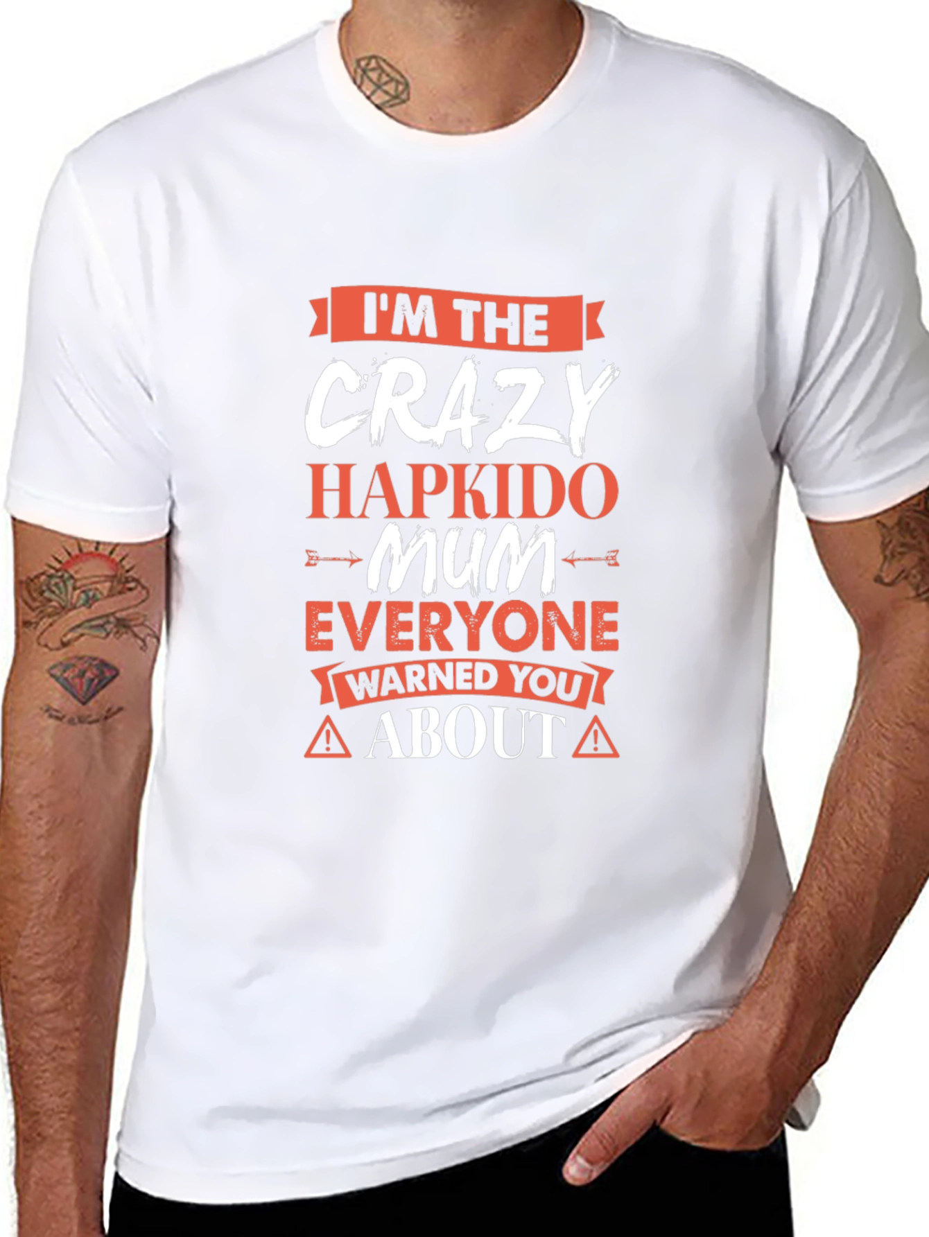Crazy Hapkido Mum T-Shirt - Novelty Gift Idea