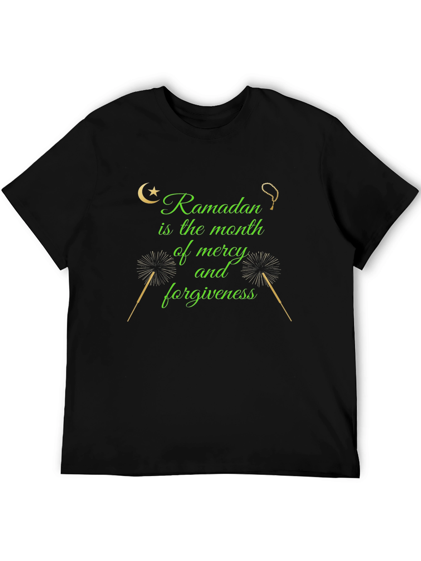 Ramadan Mercy & Forgiveness Black T-Shirt