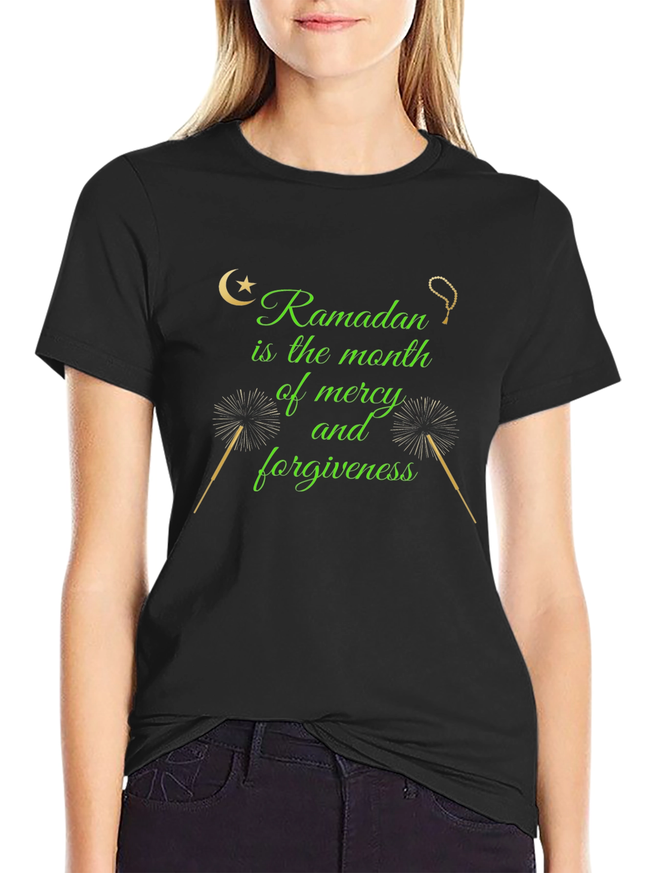 Ramadan Mercy & Forgiveness Black T-Shirt