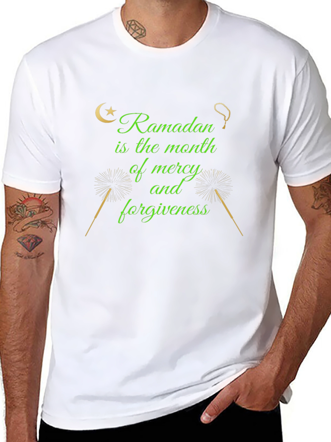Ramadan Mercy & Forgiveness Black T-Shirt
