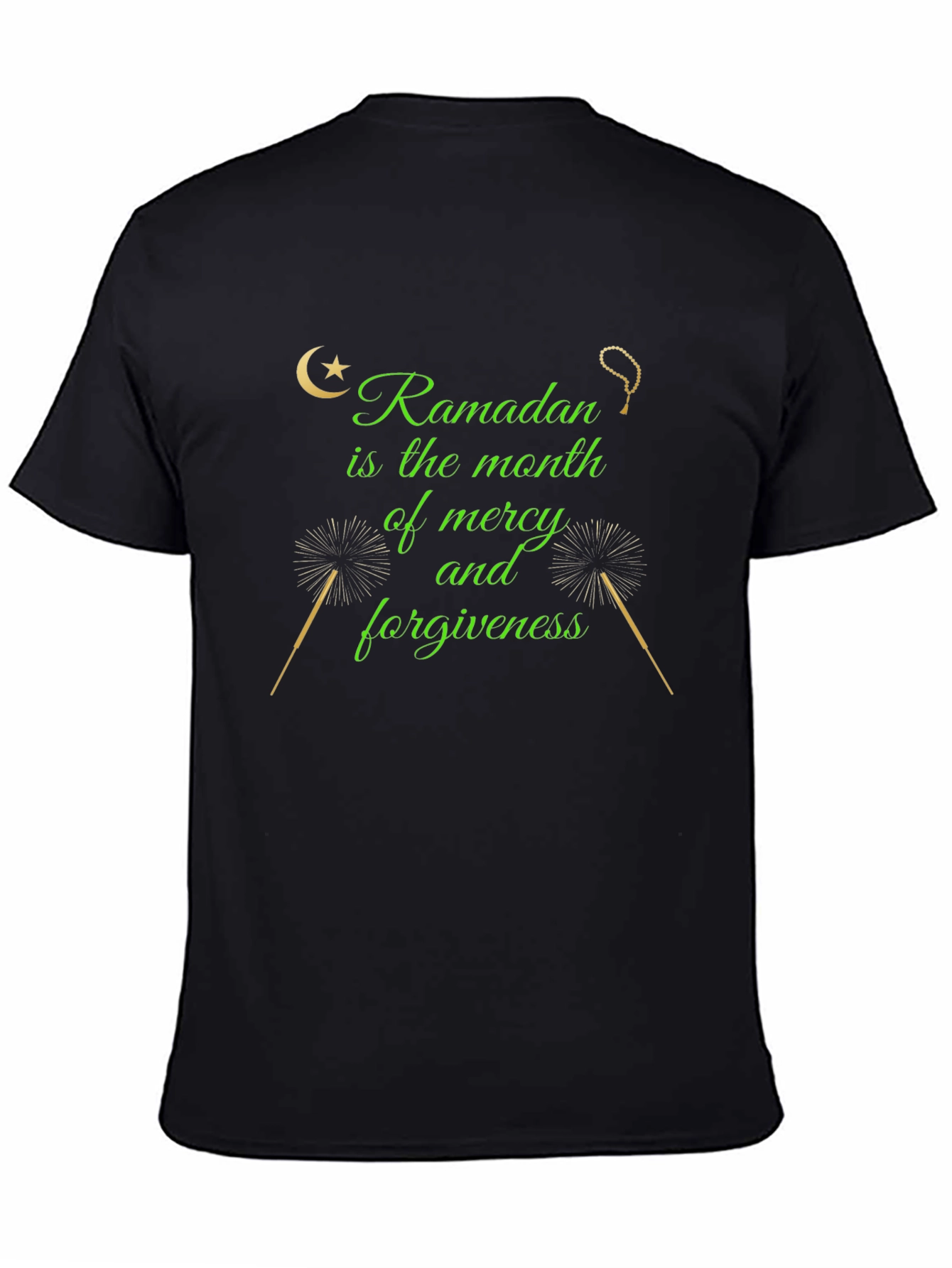 Ramadan Mercy & Forgiveness Black T-Shirt